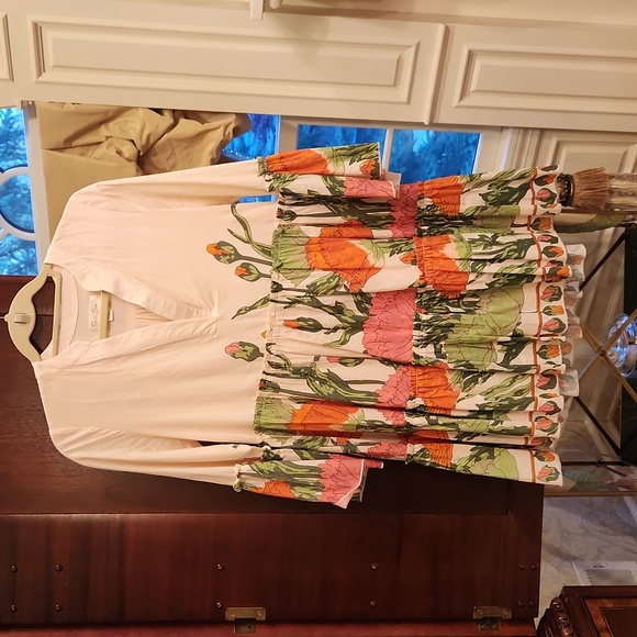 Julie Brown Tiered Dress - Picture 2 of 4